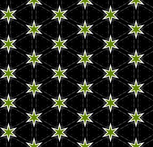 Green black starren. Free illustration for personal and commercial use.
