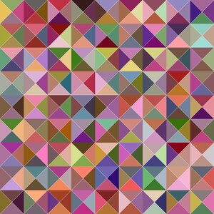 Color polygon mosaic. Free illustration for personal and commercial use.