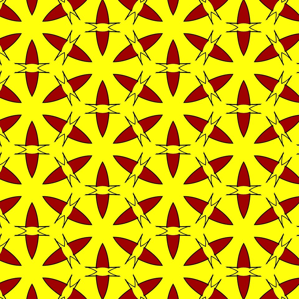 Bright yellow red. Free illustration for personal and commercial use.