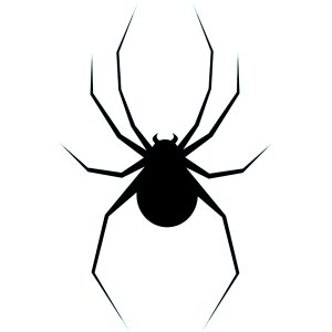Arachnophobia fear creepy. Free illustration for personal and commercial use.