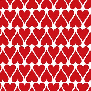 Red love day. Free illustration for personal and commercial use.