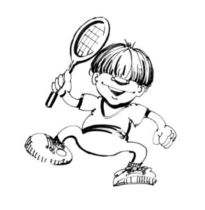Boy sport Free illustrations. Free illustration for personal and commercial use.