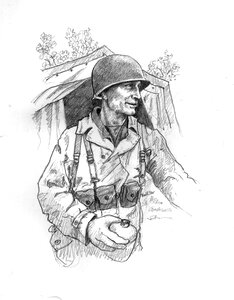 Ww2 soldier Free illustrations. Free illustration for personal and commercial use.