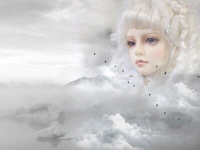 Sky mystical flying. Free illustration for personal and commercial use.