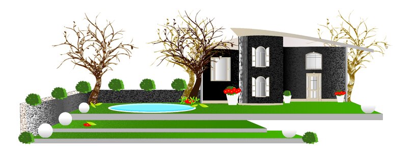 House design Free illustrations. Free illustration for personal and commercial use.