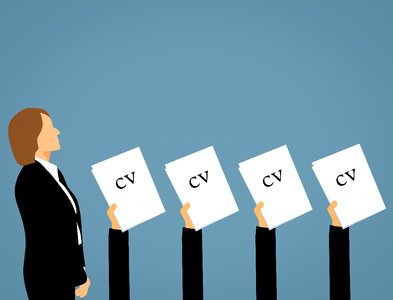 Career people background. Free illustration for personal and commercial use.