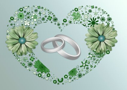 Wedding before engagement. Free illustration for personal and commercial use.