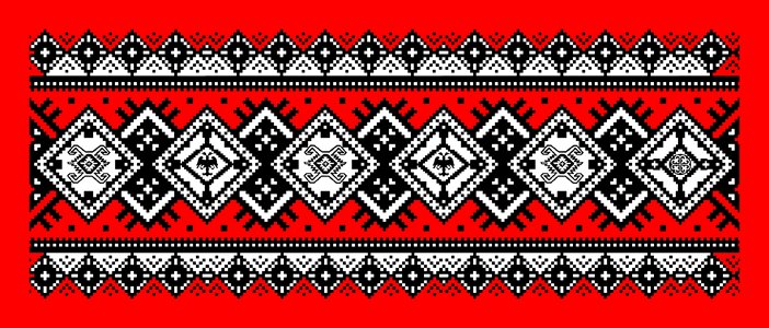 Retro embroidery textile. Free illustration for personal and commercial use.