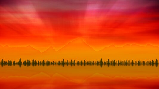 Panoramic bright Free illustrations. Free illustration for personal and commercial use.