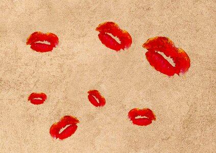 Pattern backdrop lips. Free illustration for personal and commercial use.