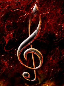 Music flame light effect. Free illustration for personal and commercial use.