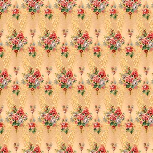 Seamless vintage orange pattern. Free illustration for personal and commercial use.