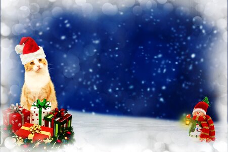 Snow background image frame. Free illustration for personal and commercial use.