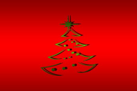 Fir tree decorated background. Free illustration for personal and commercial use.