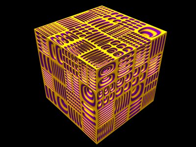 Geometric 3d block. Free illustration for personal and commercial use.