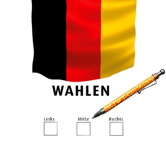 Germany choice select. Free illustration for personal and commercial use.