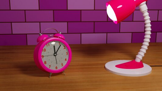 Time ring alarm-clock. Free illustration for personal and commercial use.