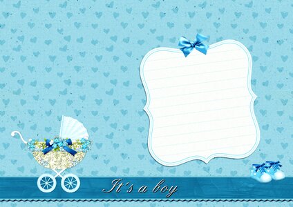 It's a boy blue frame. Free illustration for personal and commercial use.