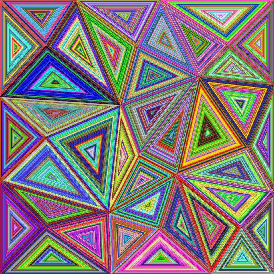 Tile background triangle mosaic triangle. Free illustration for personal and commercial use.