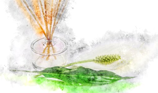 Aromatic aroma aromatherapy. Free illustration for personal and commercial use.