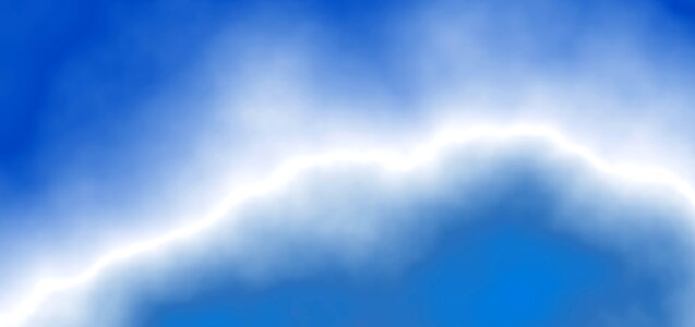 Clouds form cloud band mood. Free illustration for personal and commercial use.