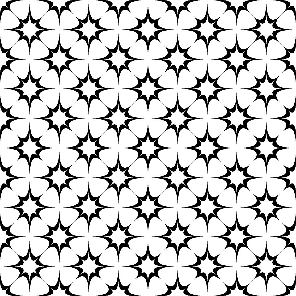Pattern curved star. Free illustration for personal and commercial use.