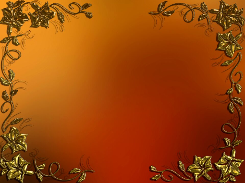 Frame flower art. Free illustration for personal and commercial use.