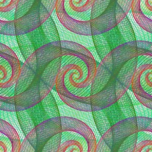 Spiral wire grid. Free illustration for personal and commercial use.