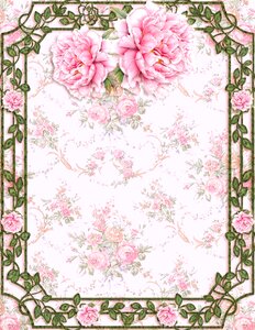 Vintage background romantic. Free illustration for personal and commercial use.