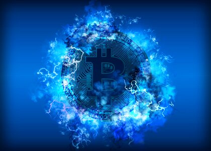 Currency financial crypto. Free illustration for personal and commercial use.