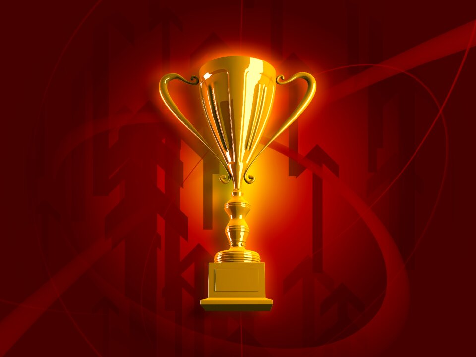 Competition winner award. Free illustration for personal and commercial use.