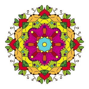 Art abstract mandala. Free illustration for personal and commercial use.