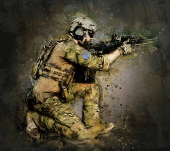War terrorism extreme. Free illustration for personal and commercial use.