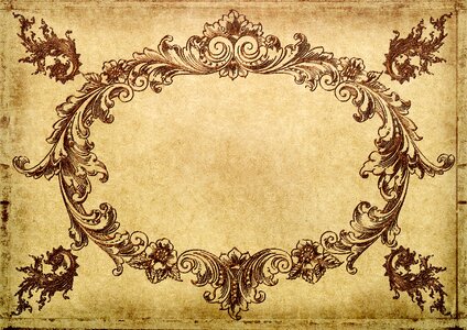 Vintage shabby chic. Free illustration for personal and commercial use.