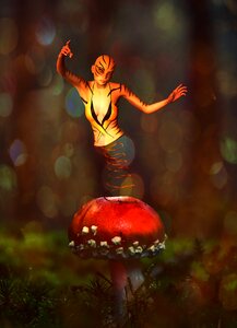 Magical magic bokeh. Free illustration for personal and commercial use.