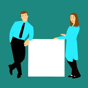 Business people adult. Free illustration for personal and commercial use.