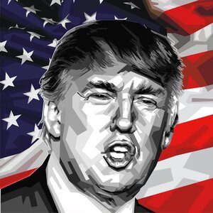 Usa president politics. Free illustration for personal and commercial use.