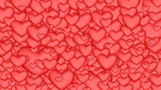 Valentine's day valentine heart background. Free illustration for personal and commercial use.