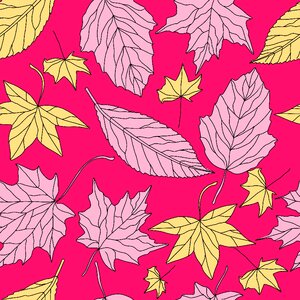 Nature leaves yellow. Free illustration for personal and commercial use.