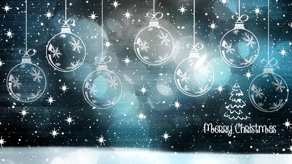 Happy holidays christmas decoration holidays. Free illustration for personal and commercial use.