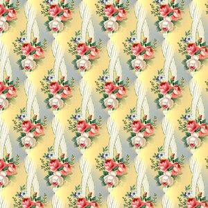 Vintage decorative spring. Free illustration for personal and commercial use.