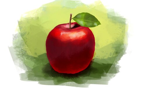Fresh fruit vegetarian. Free illustration for personal and commercial use.