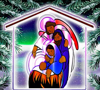 Christmas religion christianity. Free illustration for personal and commercial use.