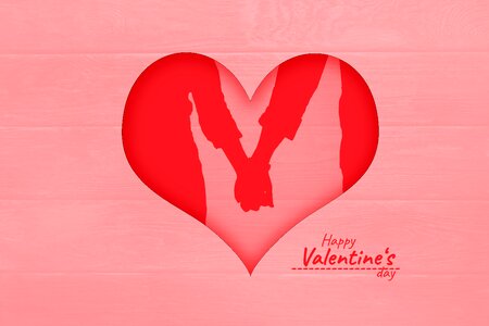 Happy valentine's day saint valentine's day wish. Free illustration for personal and commercial use.