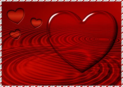 Valentine's day romantic background. Free illustration for personal and commercial use.