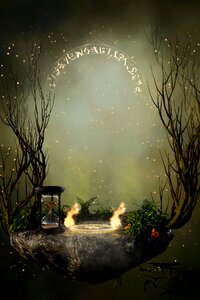 Fire halloween fairytale mystical. Free illustration for personal and commercial use.