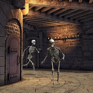 Inside interior dungeons and dragons. Free illustration for personal and commercial use.
