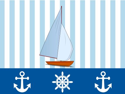 Ship travel sailboat. Free illustration for personal and commercial use.