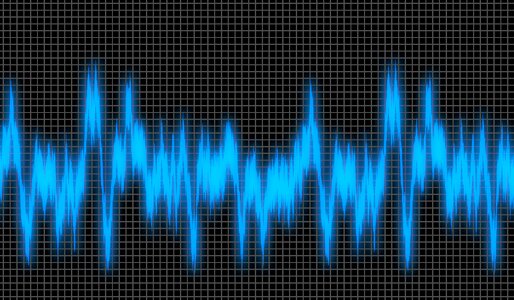 Waveform sound music. Free illustration for personal and commercial use.