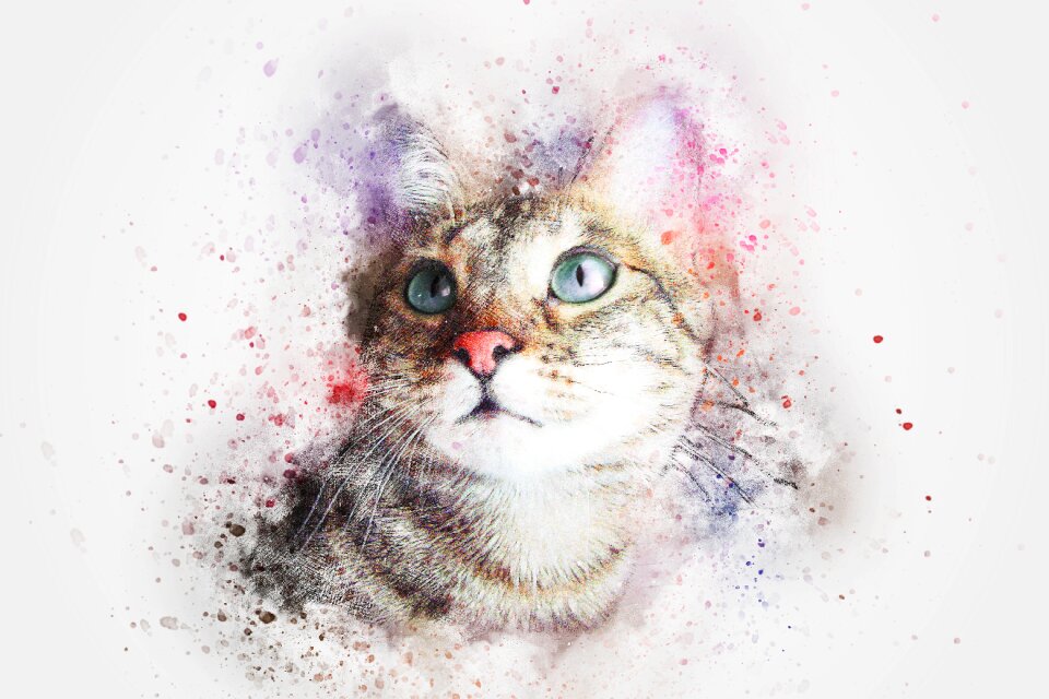 Animal watercolor vintage. Free illustration for personal and commercial use.